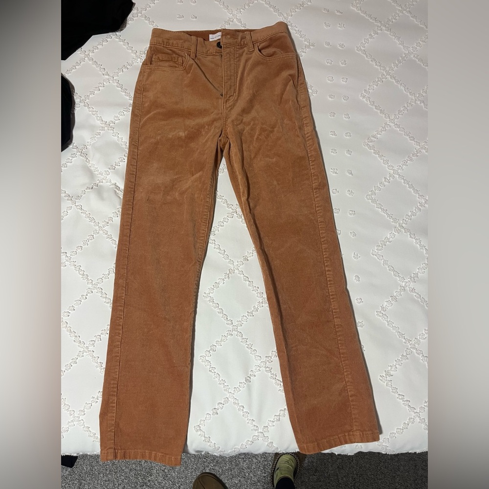 LOFT Tan Corduroy Pants
